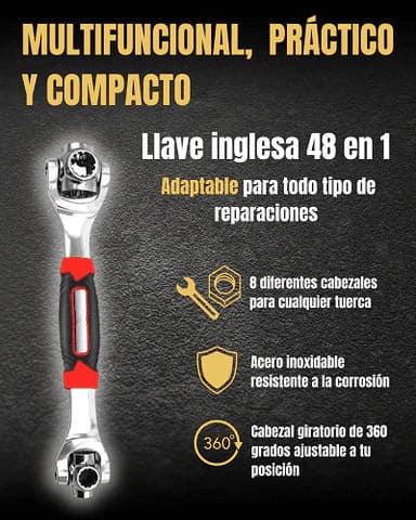 NOVEDOSA LLAVE 48 EN 1 🚗 😎 - ENVÍO GRATIS